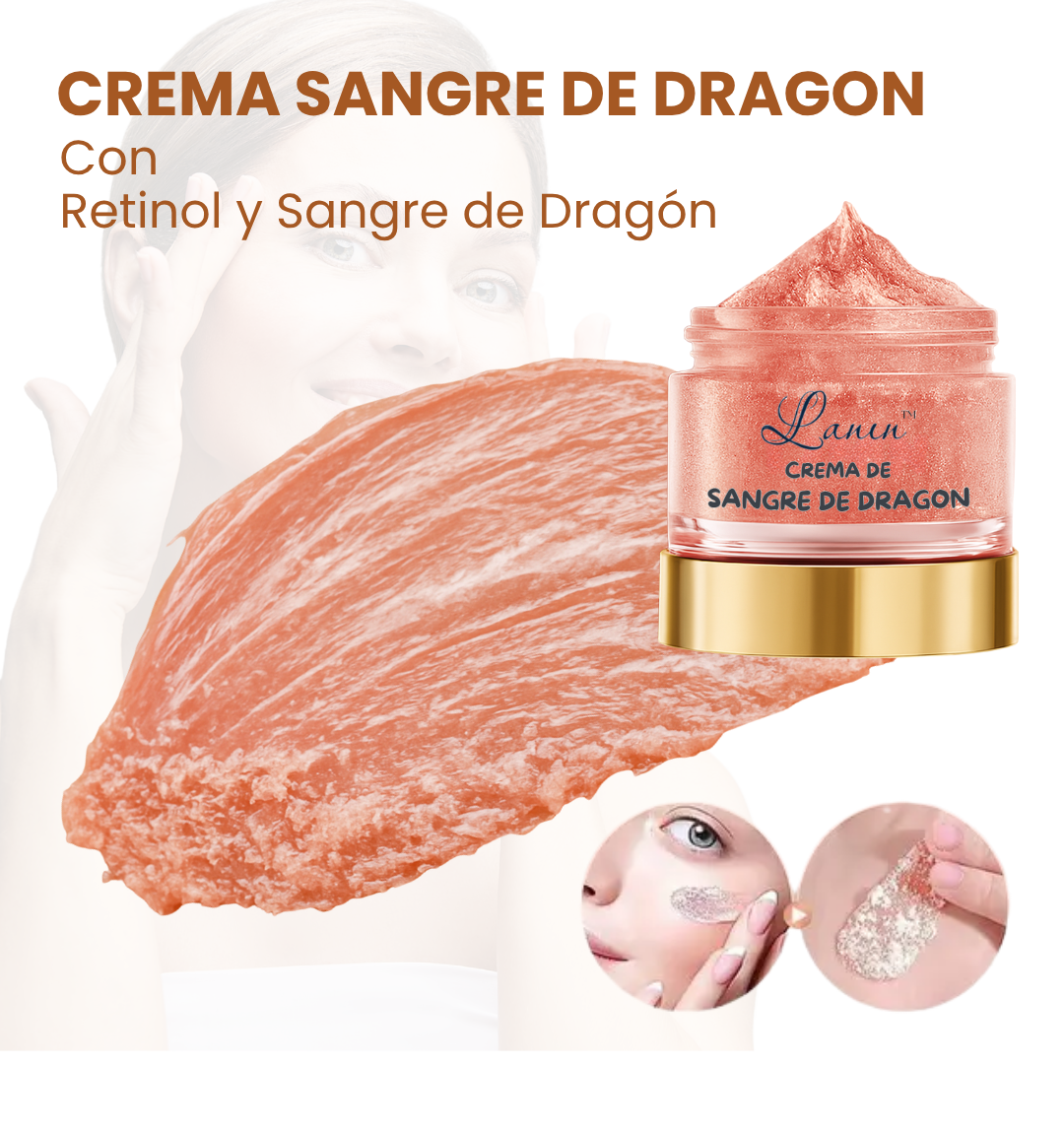 Lanin® Sangre de Dragón + Base de Maquillaje y Brocha de REGALO