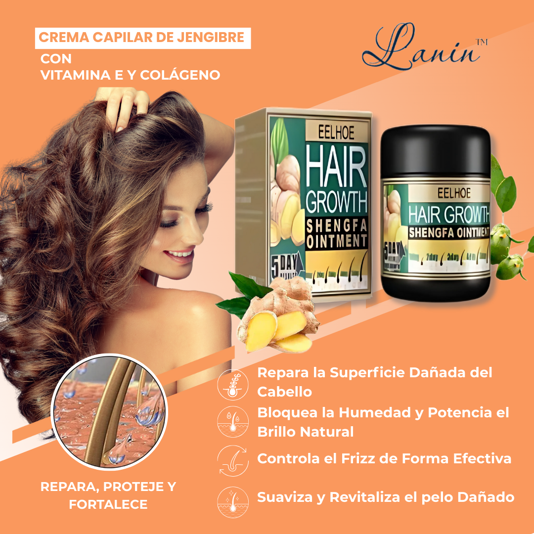 CREMA CAPILAR DE JENGIBRE