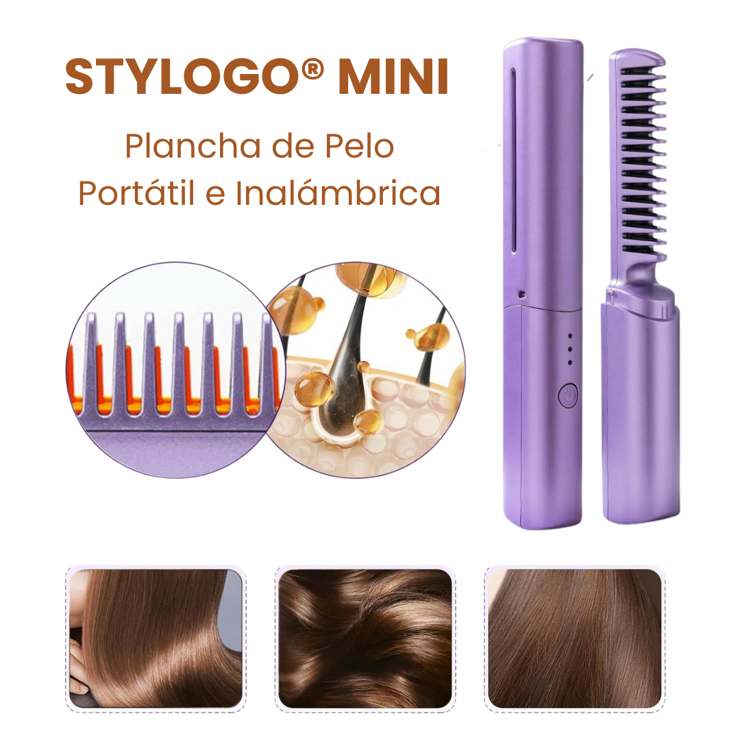 CEPILLO SECADOR STYLOPRO® 5 EN 1 + MINI PLANCHA (GRATIS)